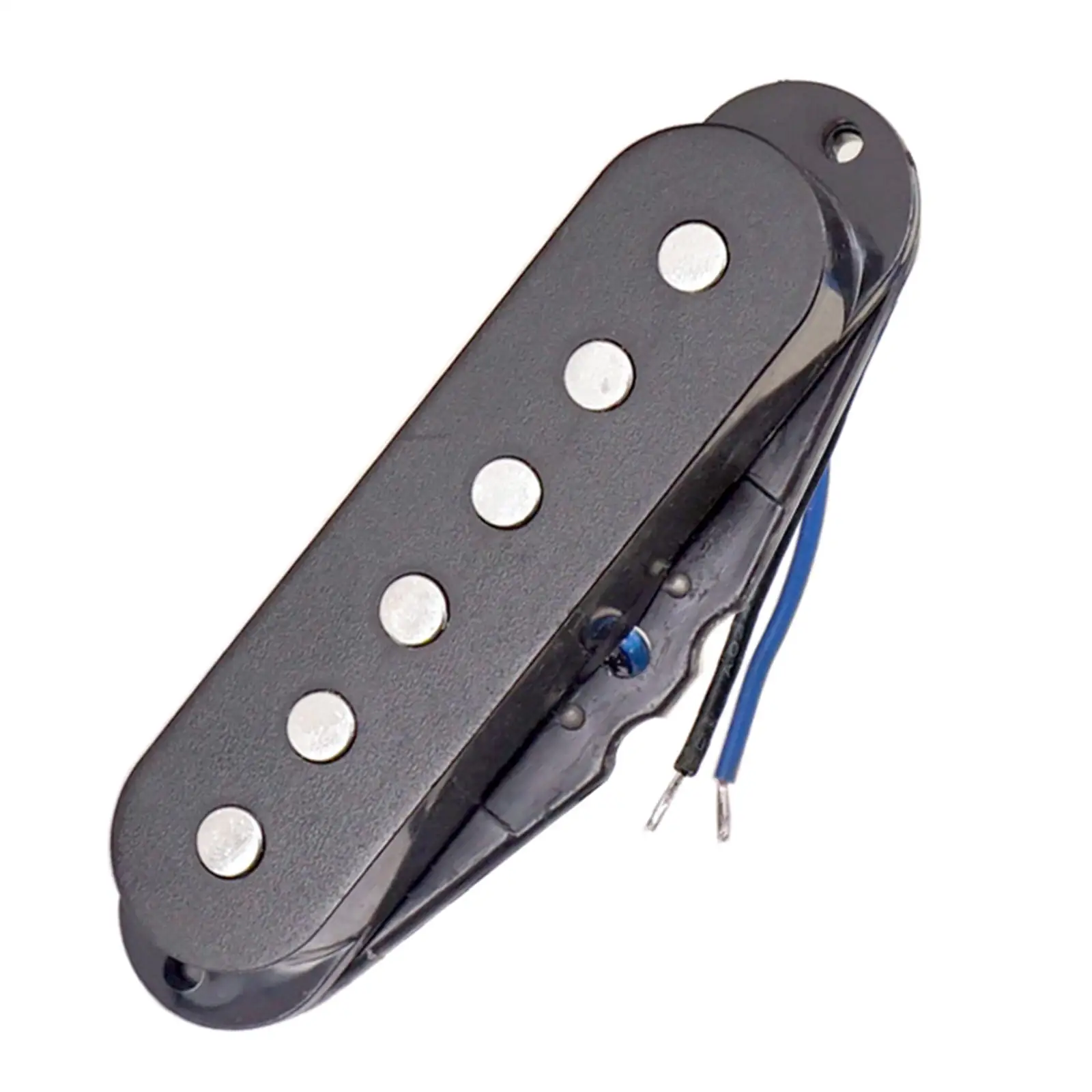 Black Single Coil Guitar Pickups 6 String Three Position Electric Pick Up for Strat Style Instruments