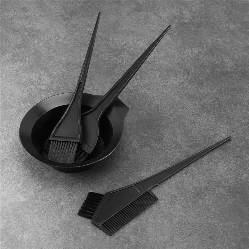 【STOCK】10 Set Hair Color Dye Bowl Comb Brushes Tool Kit Set Tint Coloring - Image 6