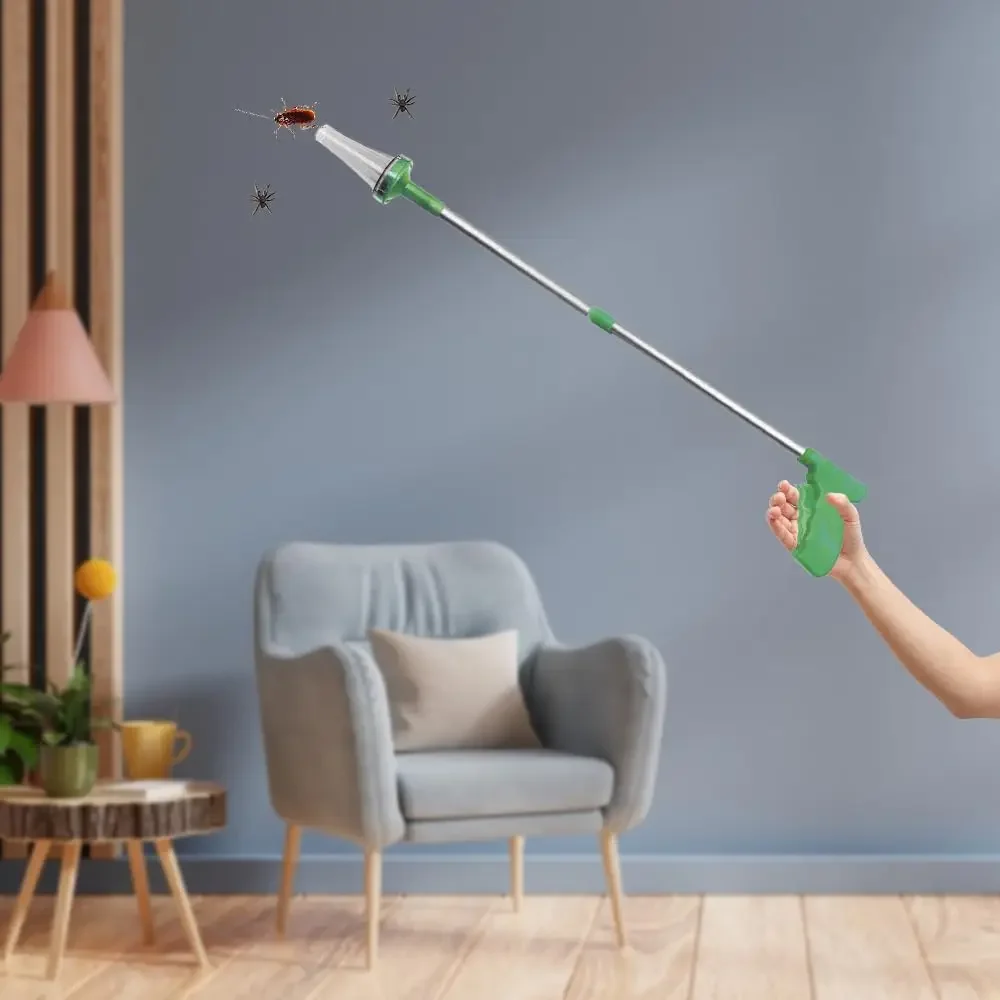 1 Stück Spinnenfänger, Insektenfänger, Spinnenfanggerät, langer Griff, faltbares Design, Werkzeug für eine schonende und effektive Fangmethode. – Detail 3