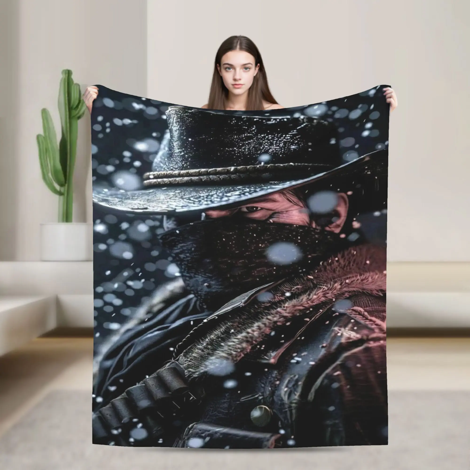 New Arthurs Morgans Blankets Soft Coral Fleece Plush  Cozy Throw Blankets Machine Washable