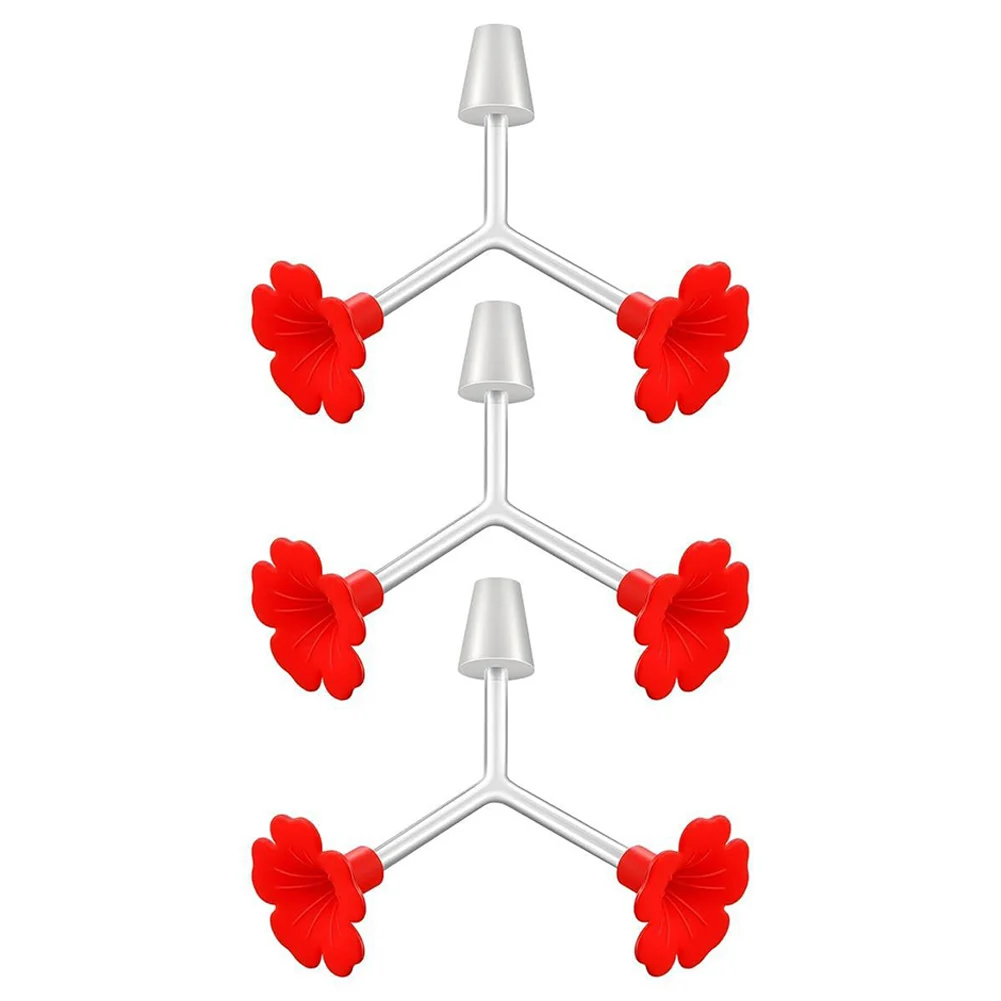 As Shown Hummingbird Feeder Multiple Hummingbirds Feeding Solution Leak-resistant Tubes Convenient Feeding Solution