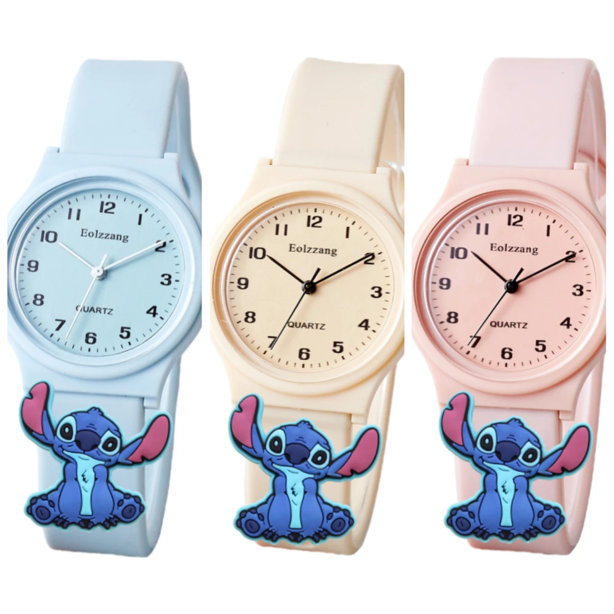 Anime Watch Kawaii Lilo & Stitch Boys Girls Watches Kids Minimalist Cute Children Cartoon Wristwatches Gifts for Kids Girl Clock