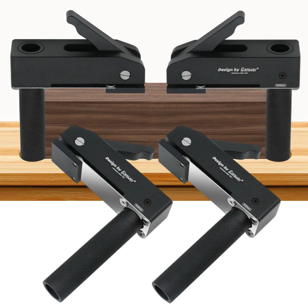 

Зажим для быстрой фиксации MFT для деревообрабатывающих столов, быстрозажимной зажим для деревообрабатывающих верстаков, инструмент для отверстий 19/20 мм