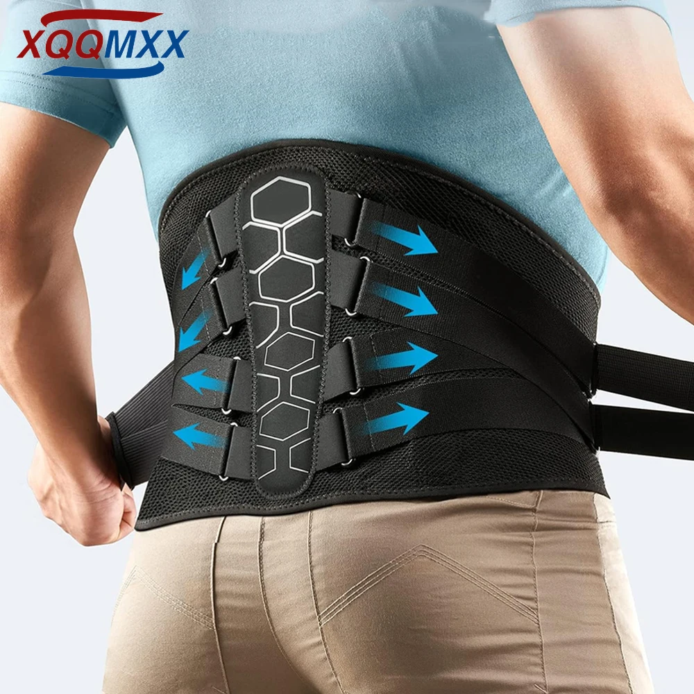 

Back Brace for Lower Back Pain, Back Support for Work, Heavy Lifting with Ergonomic Lumbar Pad, Breathable Lumbar Support Belt