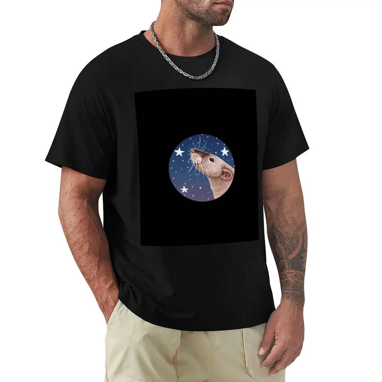 

Siamese Rat Stargazing T-Shirt sublime boys whites mens white t shirts