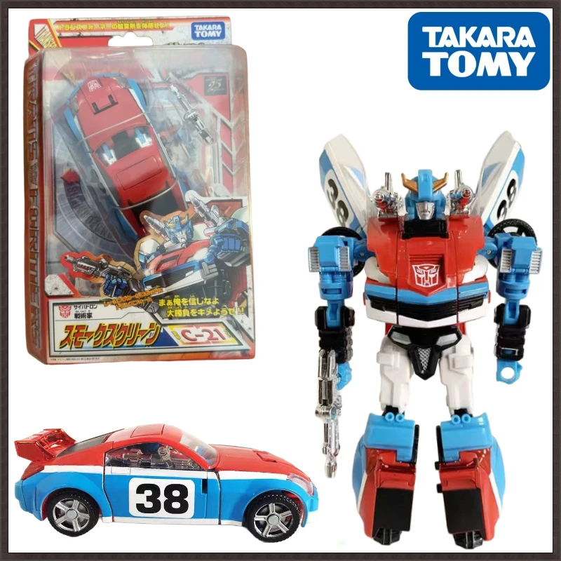 In Stock Takara Tomy Transformers C-21 Smoke Screen Action Robot Models Collectible Figures Birthday Gifts