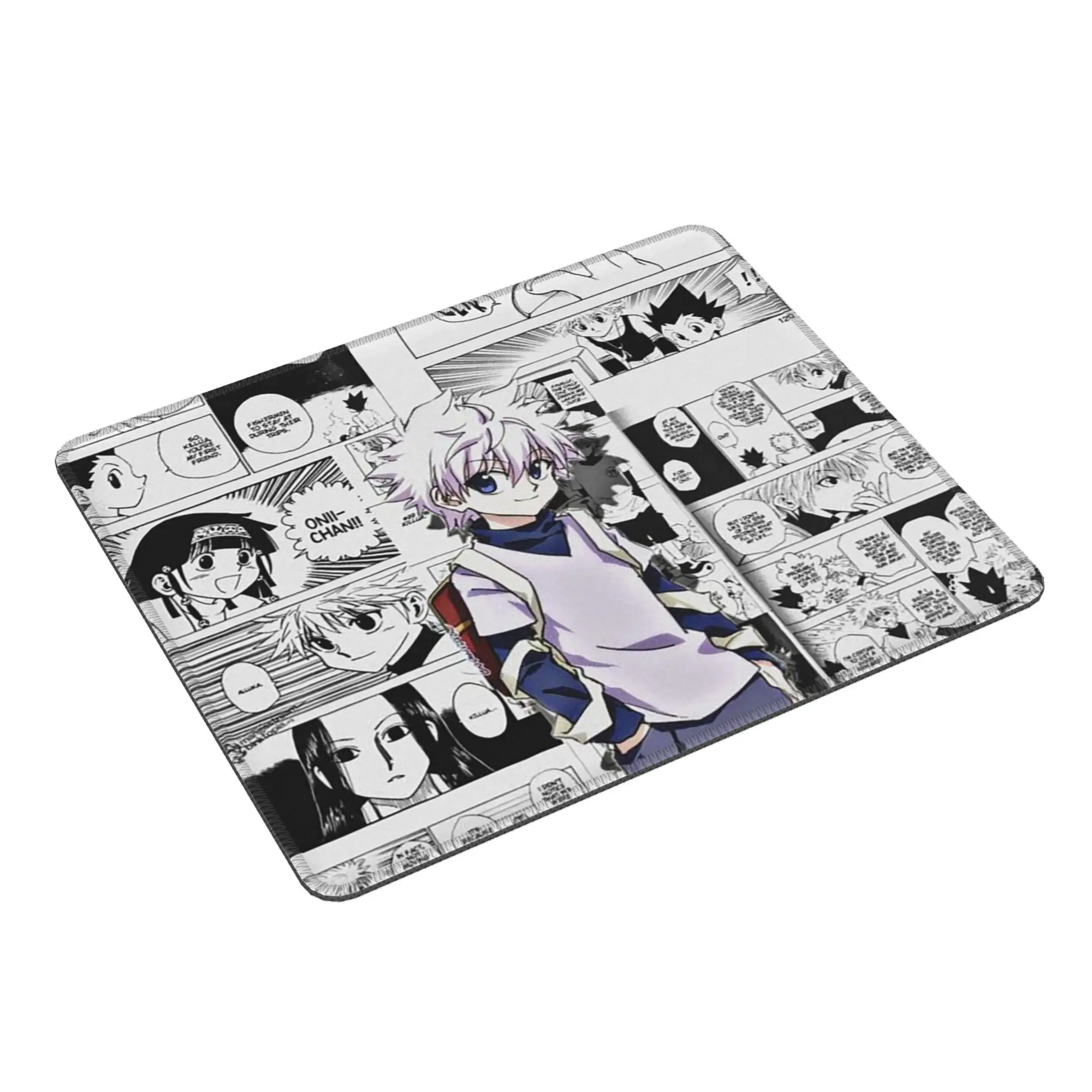 Anime HXH Hunter x Hunter Killua Zoldyck Mouse Pad Computer Keyboard Mouse Mat Gaming PC Laptop Desk Mat Accessories Table Mats