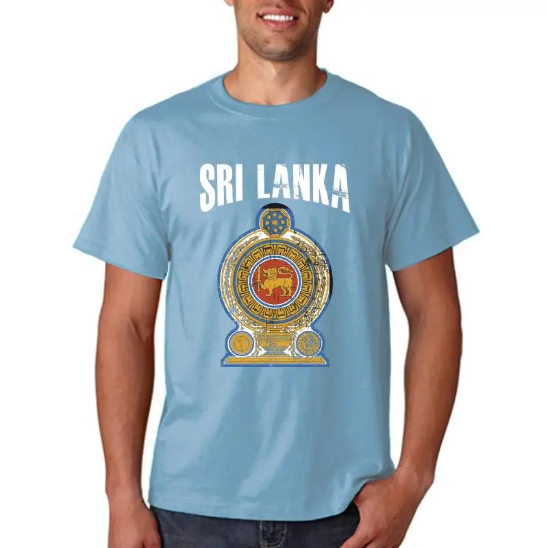 Summer Hot Simple Short-Sleeved Cotton T-Shirt Sri Lanka T-Shirt