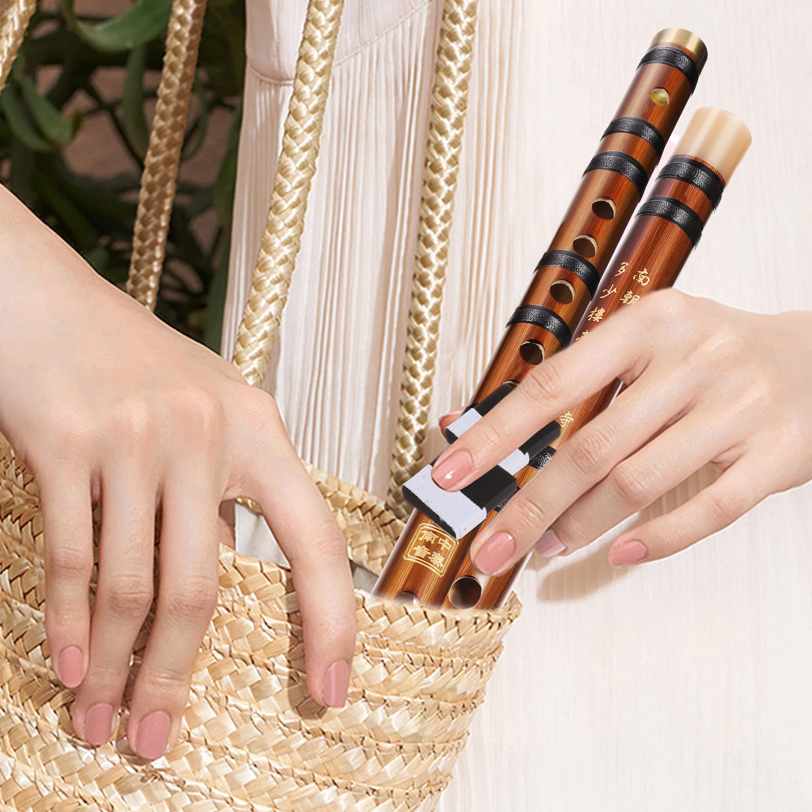 

10 Pcs Bamboo Flute Glue Accessories Dizi Membrane Chinese Supplies Beginner Dedicated Solid