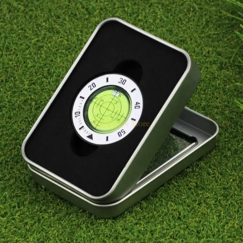 M5TC Golf Putt Green Reader مع صندوق القراءة الأخضر الحديد القابل للانفصال عن القراءة القبعة Golf Hat Marker سهلة التثبيت