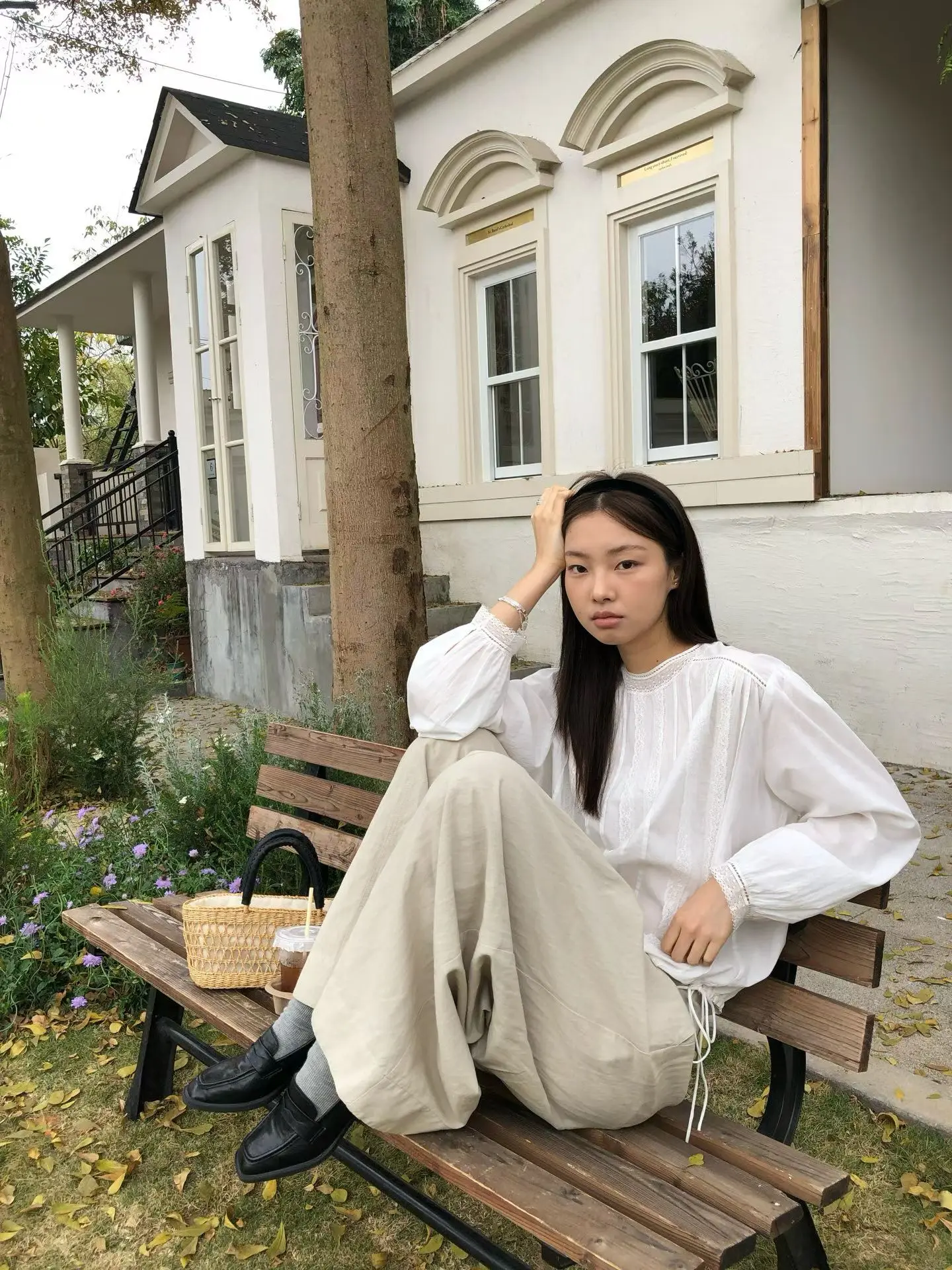 

Женская блузка Lilian Miluroom с кружевными вставками и длинным рукавом, весенняя, в стиле ретро, универсальная, элегантная, дышащая, для повседневной носки