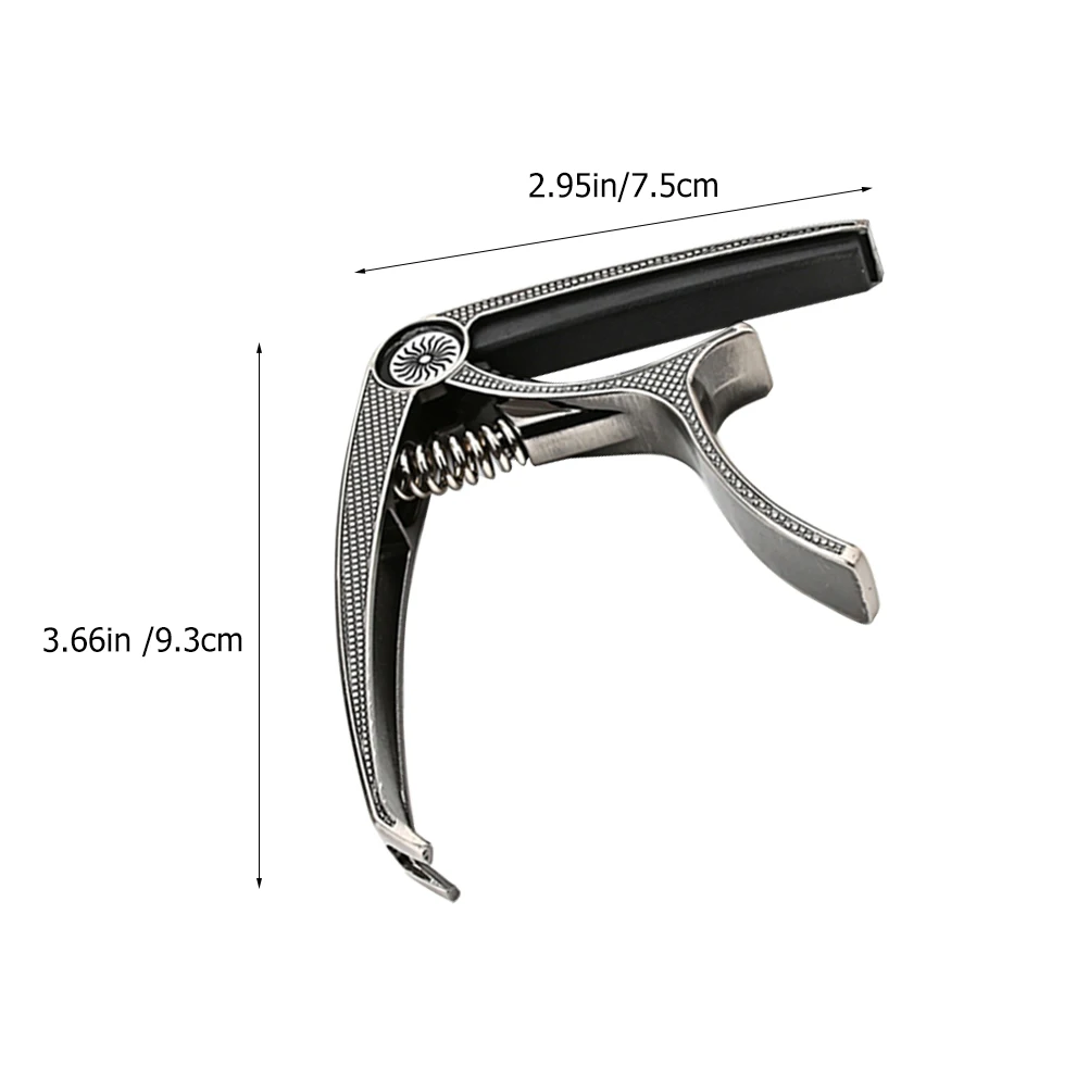 Guitar Clip Metal Tone Modified Clamp Classical Guitar Exquisite Capo Bronze Snake Tone Changing Clip Strong Wear Break Spring