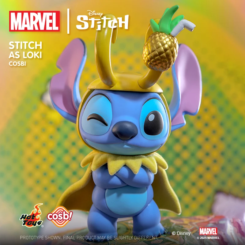 Hot Toys MARVEL Stitch Cosbi Collection Figure Blind Box Stitch as Iron Man Spider-man Thor Rocket Birthday Mysterious Gifts view 5