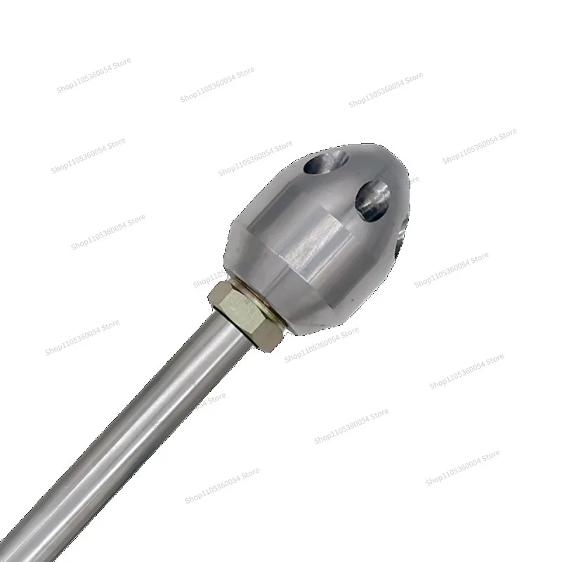 For High Pressure Dredging Truck Nozzle Dredging Mud Cleaning Car Gun Head Suction Truck Lengthened Straight Punch Fan Head