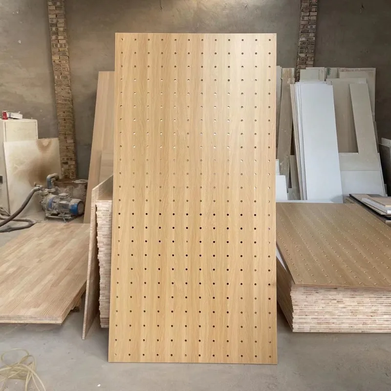 Custom Solid Wood Pegboard Storage Rack Conceal Meter Box Entryway Decor Desk Placement Wood Pegboard Wall Mounted Shelf
