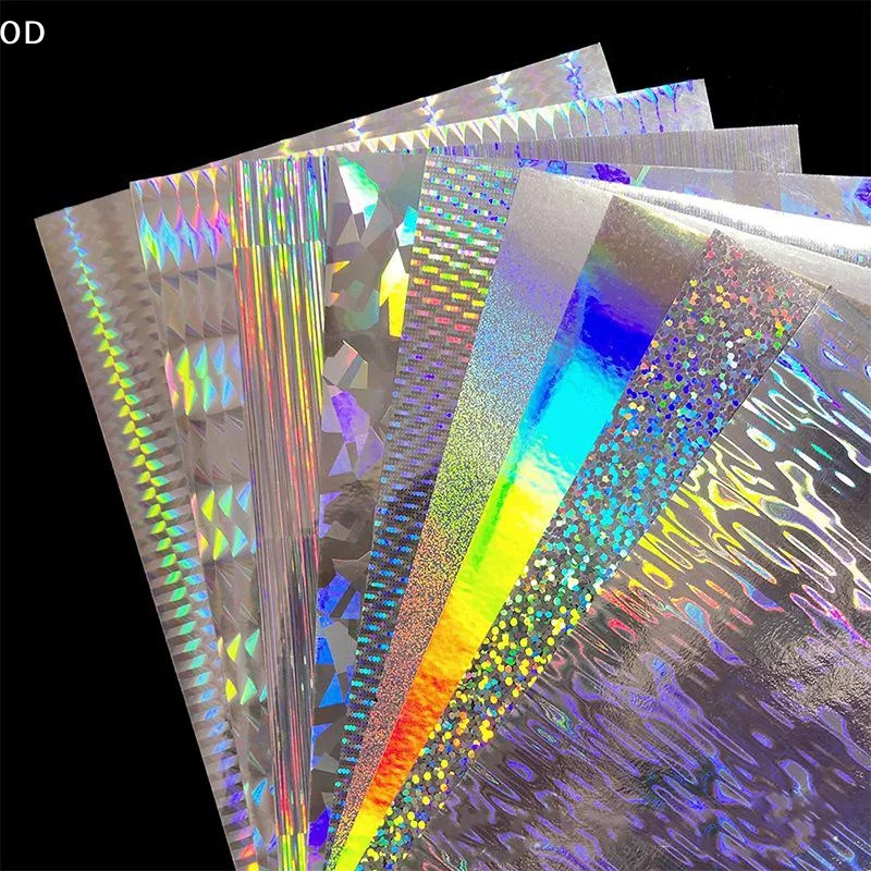18Pcs Fish Scale Lure Tapes 20x10CM Flasher Dodger Baits Lure Making Fly Reflective Holographic Fishing Sticker For Fishing Lure view 5
