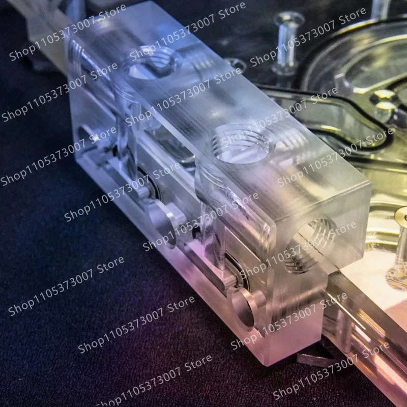 Graphics card cold head L-shaped bridge head