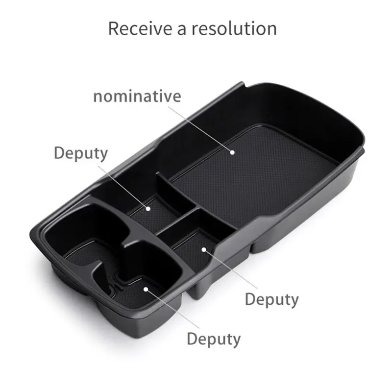 Suitable for Kia EV6 Center Console Lower Storage Box Divider Organizer Modification Accessories