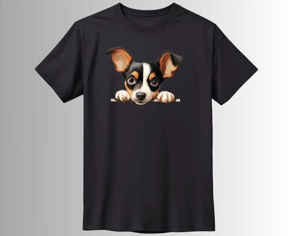 Toy Fox Terrier Hunde T-Shirt Anime Graphic T-shirts For Men Clothing Women Tees High Quality 100%Cotton Short Sleeve