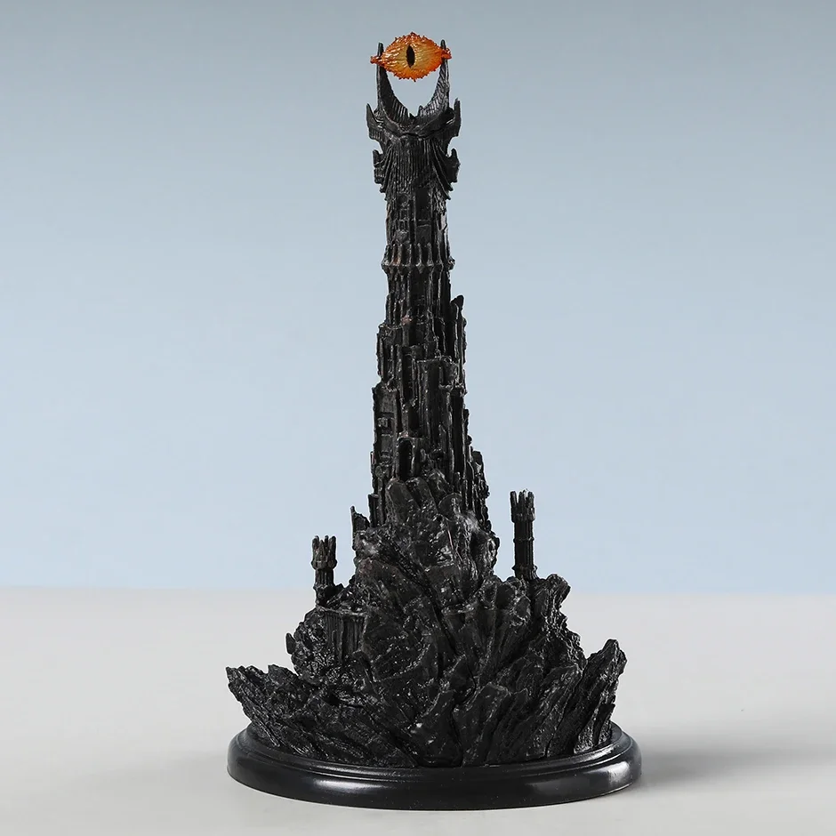 Sauron Barad-dur Statue Polystone Tower PVC Model Doll Toy Colletible Figurals