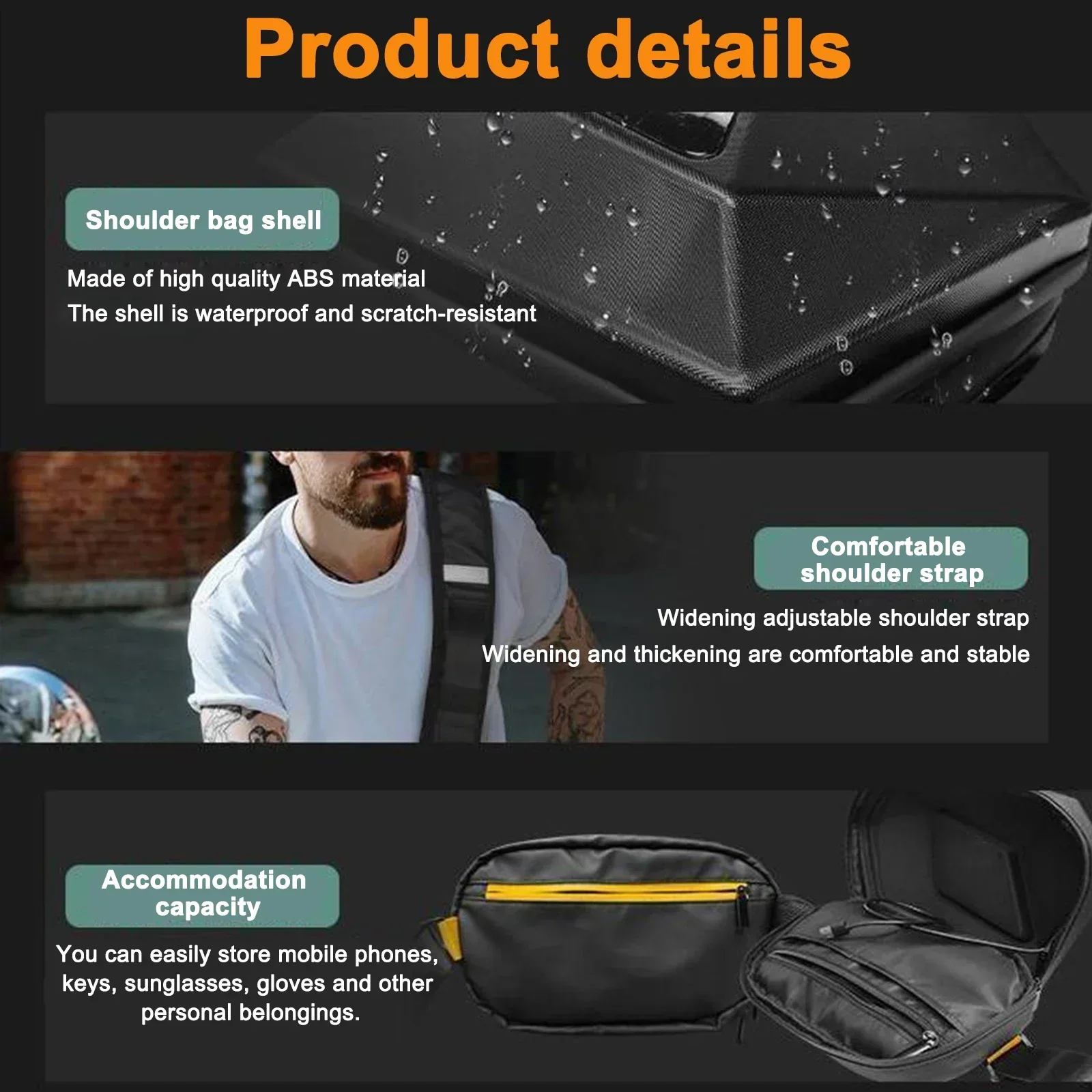 LED Motorcycle Backpack Waterproof Travel Bag Fashion Motor Riding Backpack Travelling Campi Bluetooth Control LED DIY Backpack