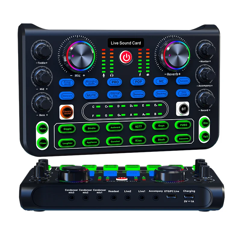Biner X60L Professional Audio Interface USB Sound Card Recording Music Studio Equipment high quality 2026 hot