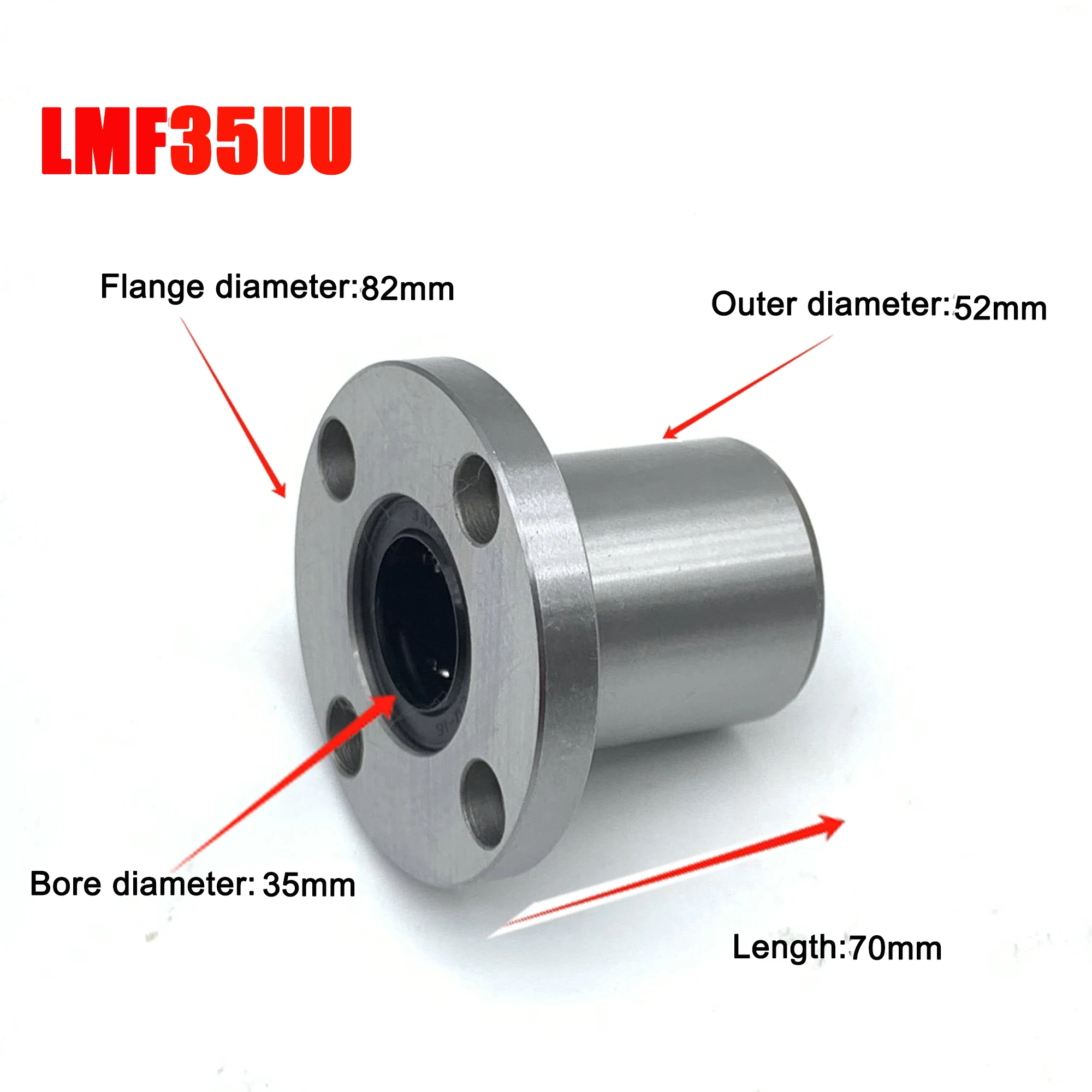 Original THK LMF35UU LMF35 LMF 35UU linear bushing linear bearings shaft for CNC shaft 3D printer LM guides