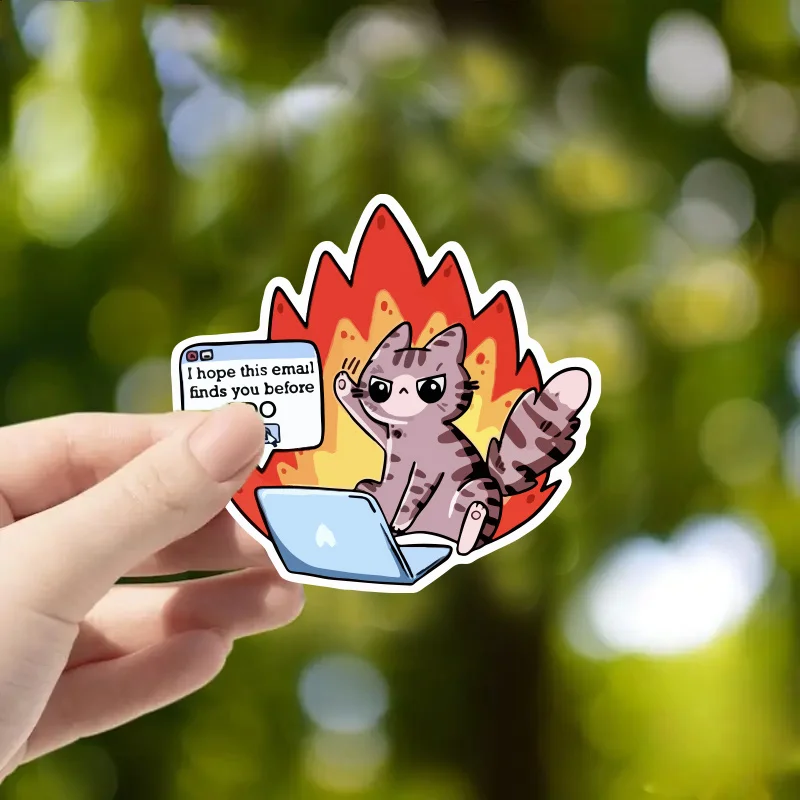 May this email reach you before you take action. Stickers, suitable for laptops and guitars