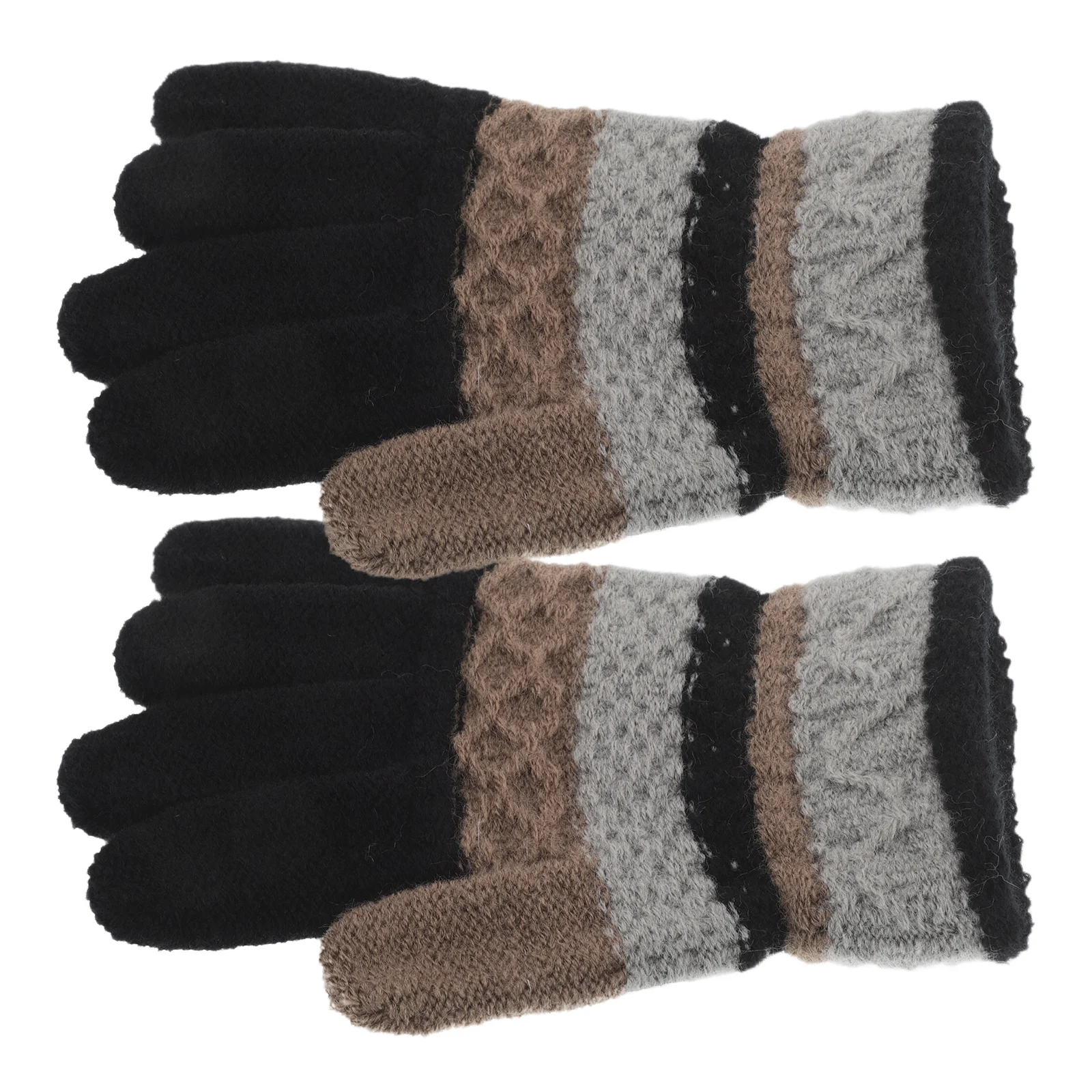 

Children Warm Gloves Kids Knitted Mittens Soft Boy Girl Toddler Winter Bulk Children Gloves Autumn Fashion Stripe