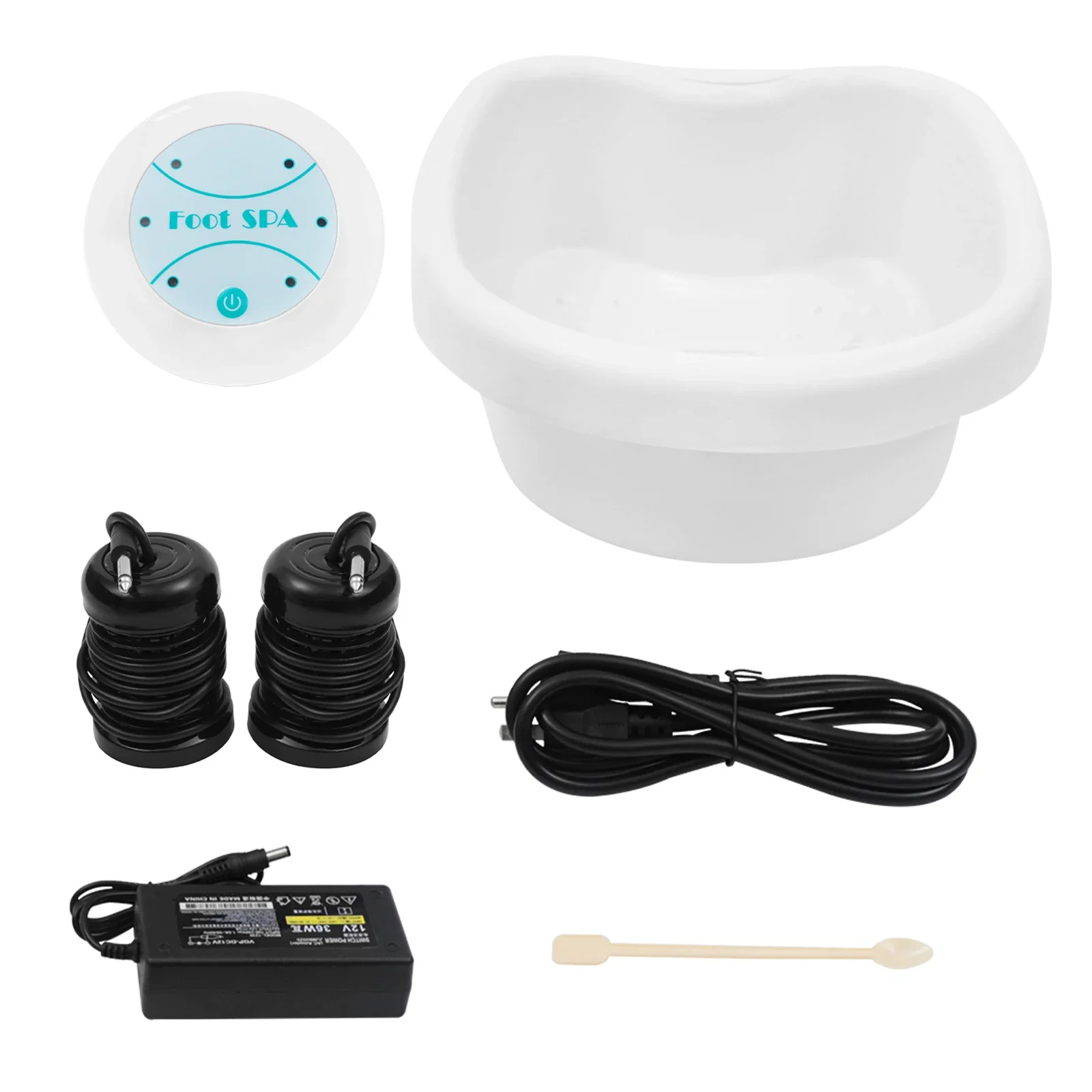 

Foot Bath Detox Machine, Portable Ionic Detox Foot Bath Spa Machine for Home Use Beauty Club Salon, Regain Health W/ Basin