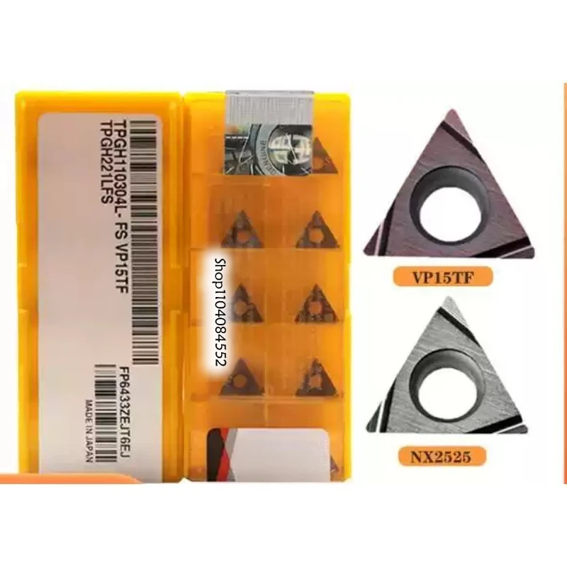 

100% Original Genuine Japanese CNC Carbide Inserts TPGH110304L FS TPGH110304L-FS VP15TF Quality Assurance