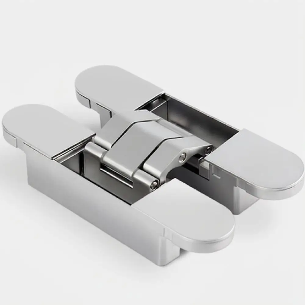 High Quality Hidden Hinge For Invisible Door 3D Adjustable Cross Pivot Silent Hardware For Folding Doors Home Improvement