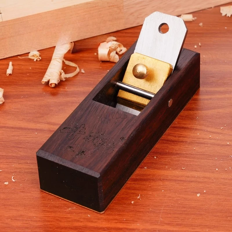 Woodworking Plane Broaching Plane Durable Bottom Brass Trimming Plane Deburring Scraper Comfortable Handmade Processing Tools