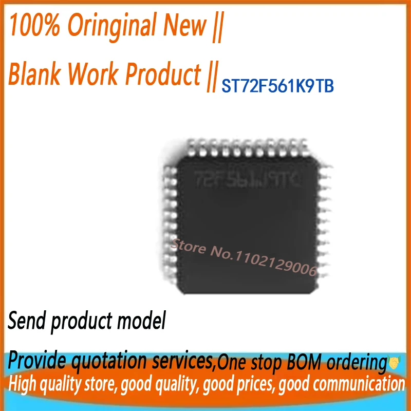 10PCS ST72F561K9TB 72F561 QFP-32   Brand New Original