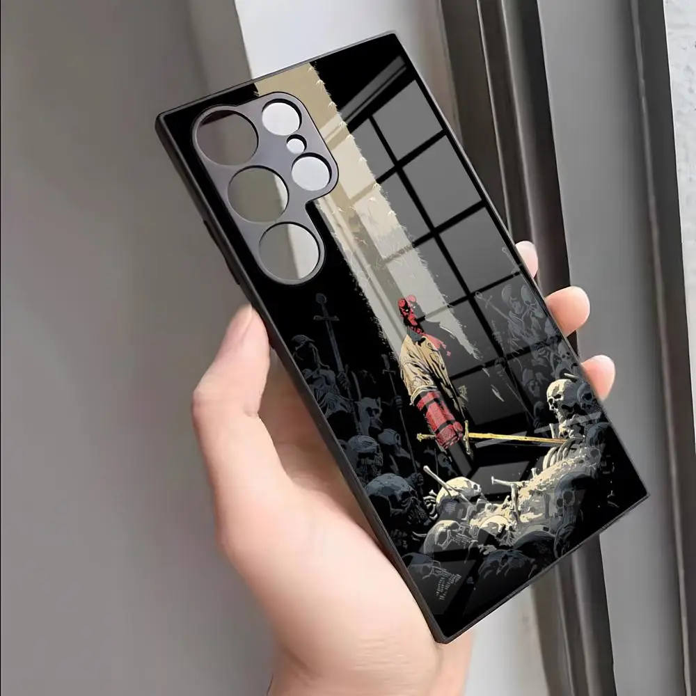 H-Hellboy Demon Popular Phone Case For S25 Ultra Samsung S26 S24 Fe S22 S21 23 A57 A37 A17 A54 A34 A53 A16 Glass Cover