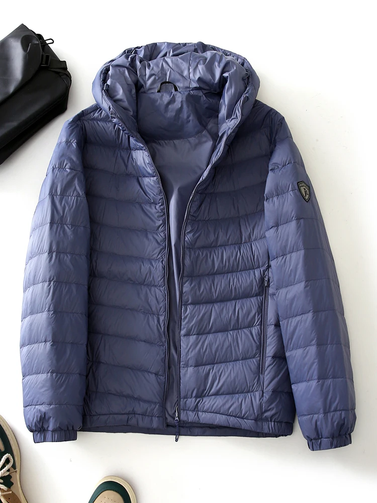 

Ultra-Value Men's Warm Lightweight Hooded down Jaet Casual ort Sle Autumn Winter New Faion Men's Outerwear Coat
