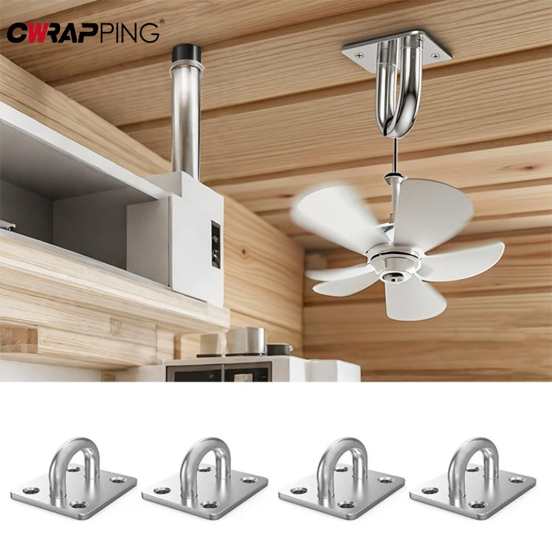 

4/8 шт. детали для прицепа из нержавеющей стали, аксессуары для кемпингового прицепа M5, квадратная накладка, крючок для глаз, аксессуары для дома на колесах, новинки