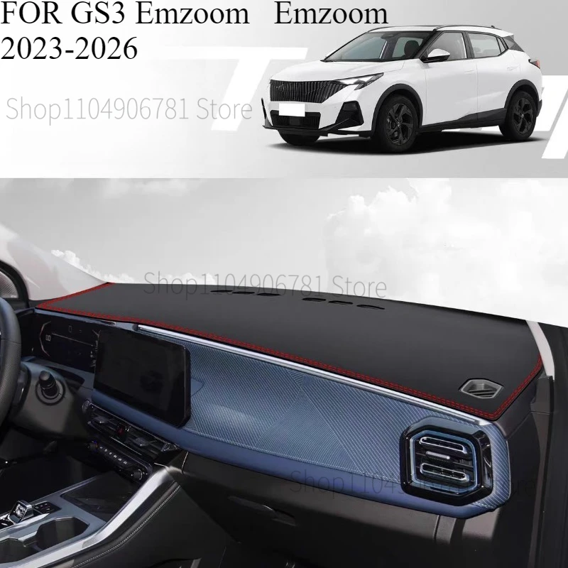

FOR GS3 Emzoom Emzoom 2023-2026 Car Dash Mat Dashmat Dashboard Mat Cover Sun Shade Dash Board Cover Carpet Accessories