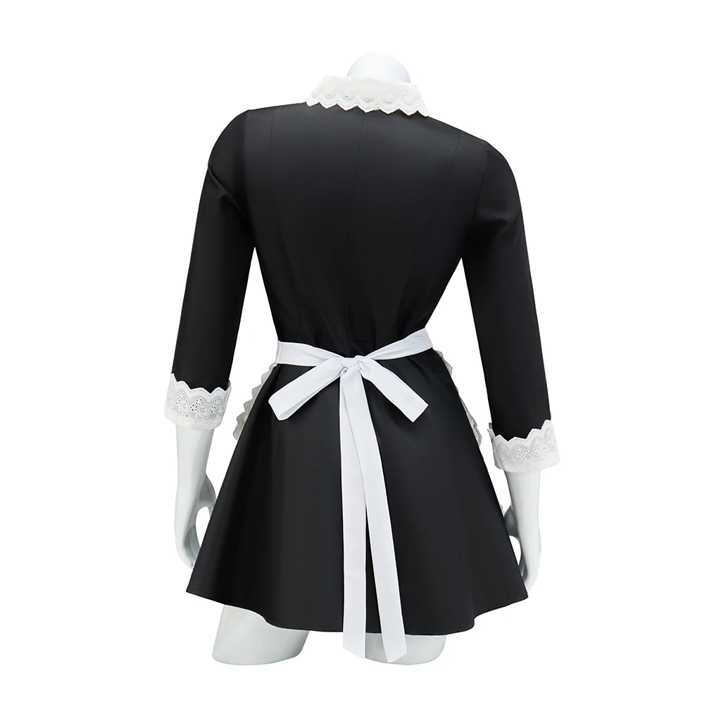 American Cosplay Horror Story Moira O'Hara زي المرأة فستان خادمة مثير مع المئزر زي حفلة الهالوين كوس فستان