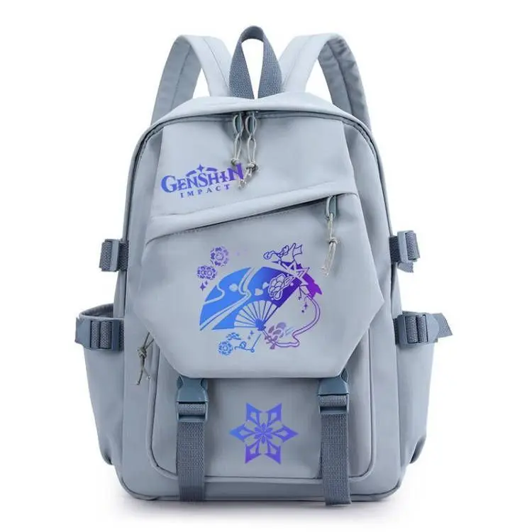 Genshin Impact Merchandise Zhongli Hu Tao Kaedehara Manyu Backpack For Primary And Secondary School Students Fashionable Anime A
