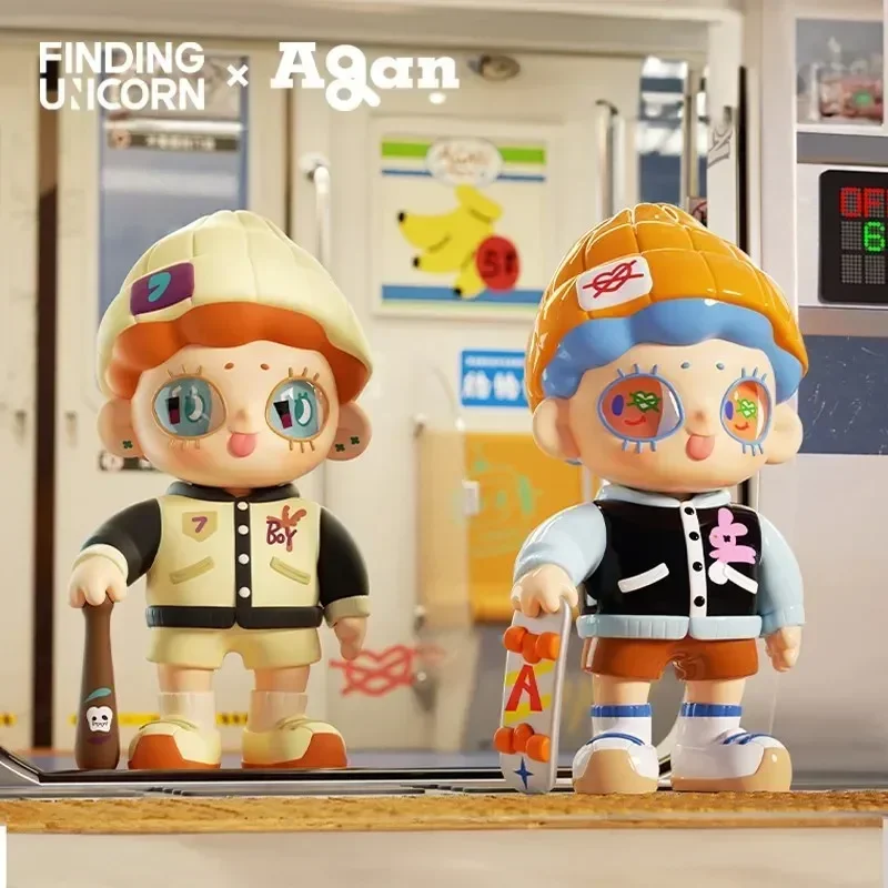 

Finding Unicorn Agan Touchable City Series Blind Box Toys Kawaii Anime Action Figure Caixa Caja Surprise Mystery Box Dolls Girls