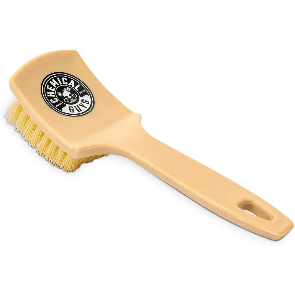 

Heavy Duty Interior Carpet & Upholstery Brush - Durable Bristles for Deep Cleaning Fabrics, Mats & Seats, Ergonomic Grip for Com
