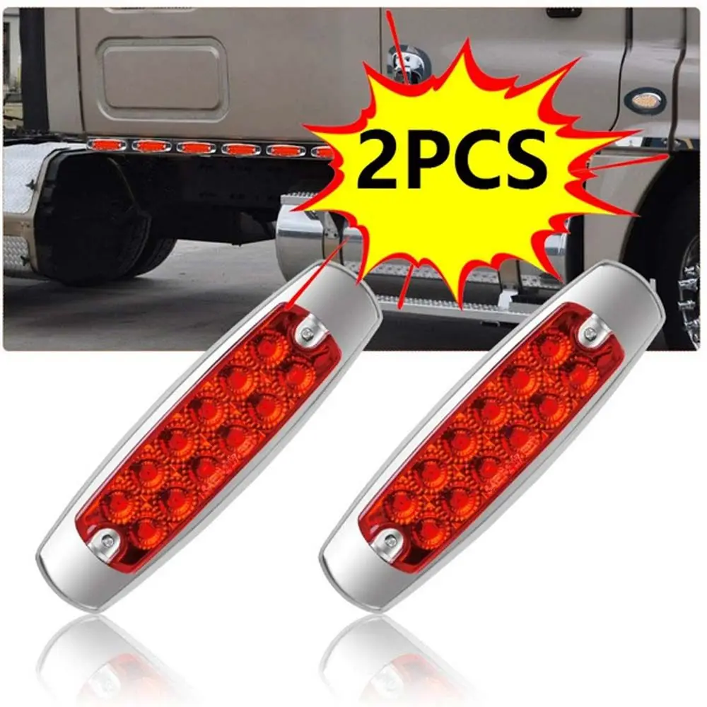 White Amber Trucks 12V Bus Boat Trailer ​Indicator Light Clearance Lamp Auto Marker Gap Light Car Side Marker Light