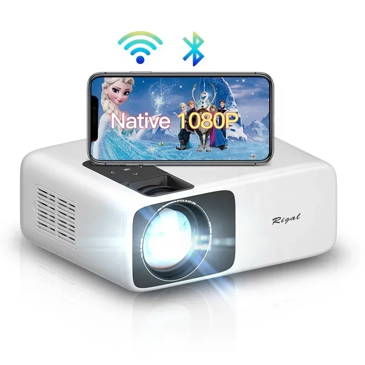 Full HD Smart Multimedia  Projector Overhead Office Datashow Camping Portable Projector M