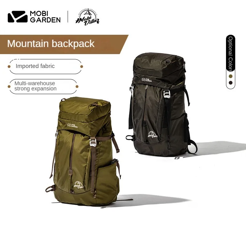 MOBI GARDEN 45L Waterproof Travel Backpack Hiking Backpack Ultralight Backpack Camping Mountaineering Outdoor Bags