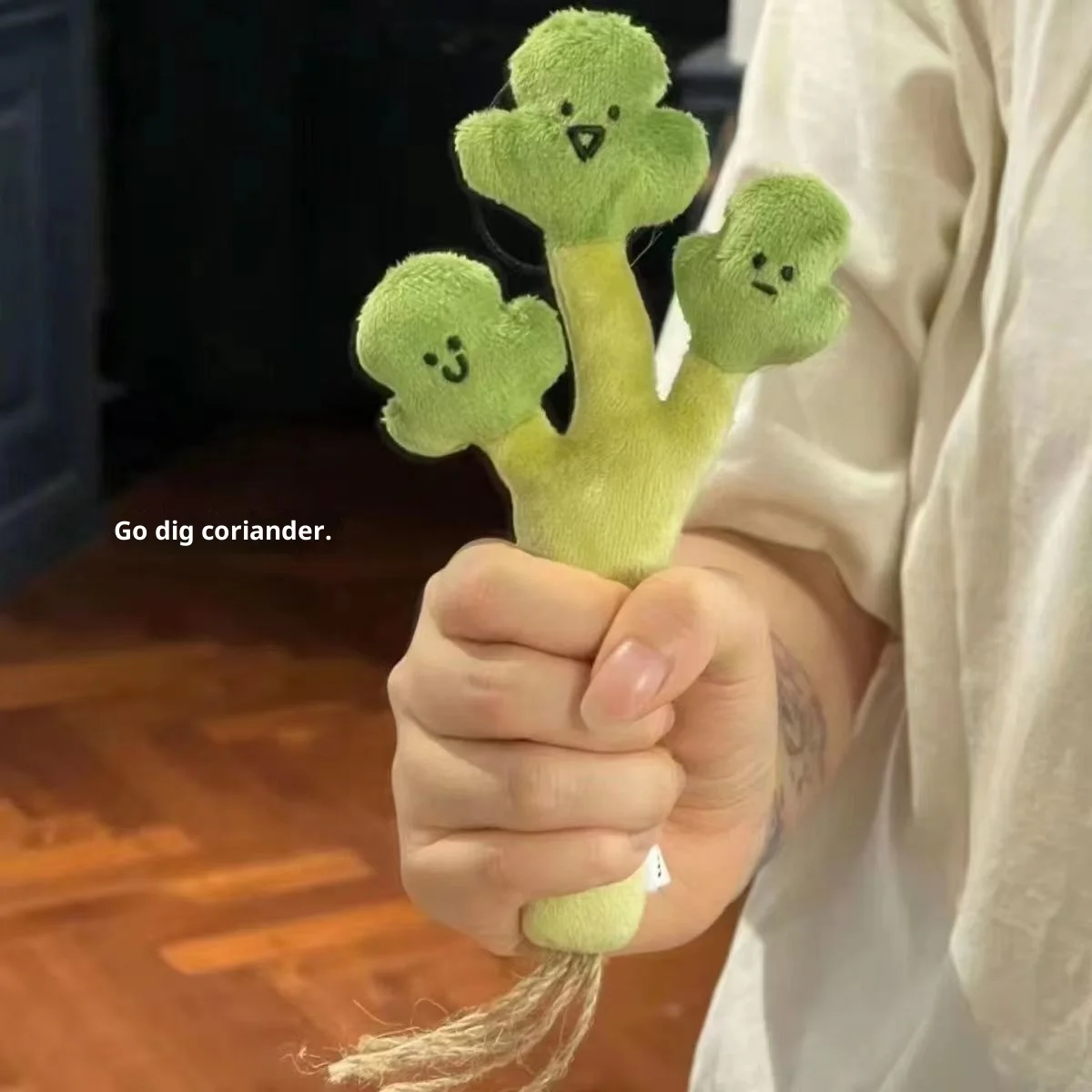 인기 신상 코리안더 플러시 펜던트 귀엽고 패셔너블한 코리안더 키체인 재미있는 백팩 장식 액세서리 인형 액세서리