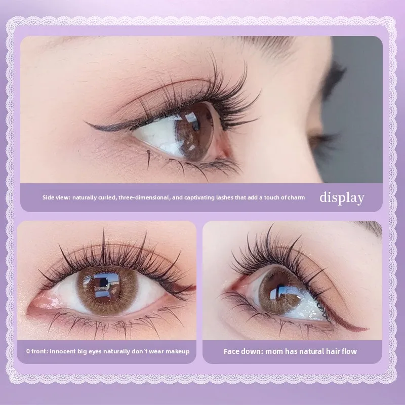 Nessuna colla necessaria Ciglia finte Ciglia inferiori Ciglia sottili per occhi di gatto Voluminose Soffici aspetto naturale Indossare quotidianamente Facile da applicare