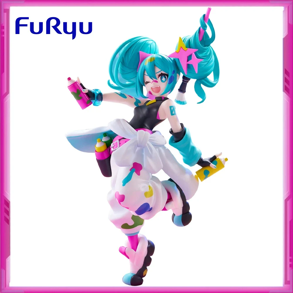 

Original FuRyu TTI piapro VOCALOID Hatsune Miku PVC Anime Figures Action Figure Model Toys Christmas Gift