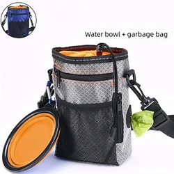 Pet Snack Bag Training Waist Bag Big Dog Outgoing Snack Bag Multi functional Dog Bowl