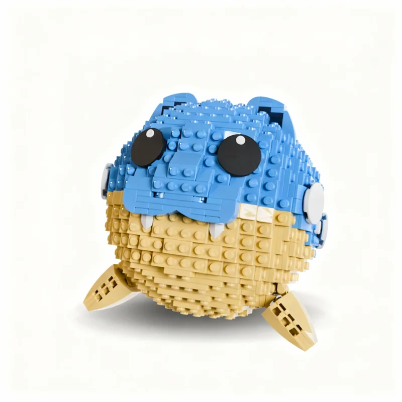 

788pcs MOC Spheal Pocket Monster Model Building Blocks Construction Toy Christmas Gifts DIY Creative Idea Education Assemble